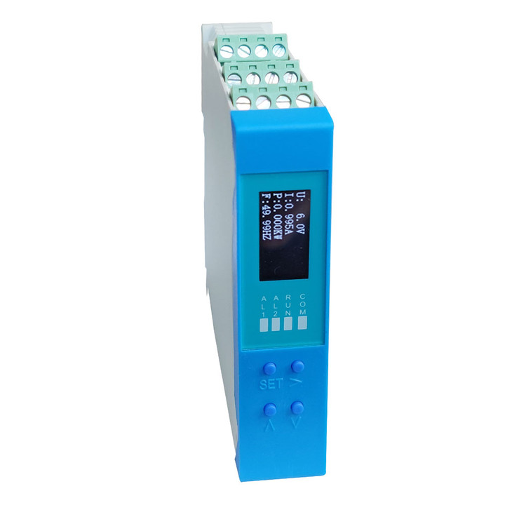 JT12NDND LCD Display Single Phase DC Voltage Current Power Isolation Transmitter